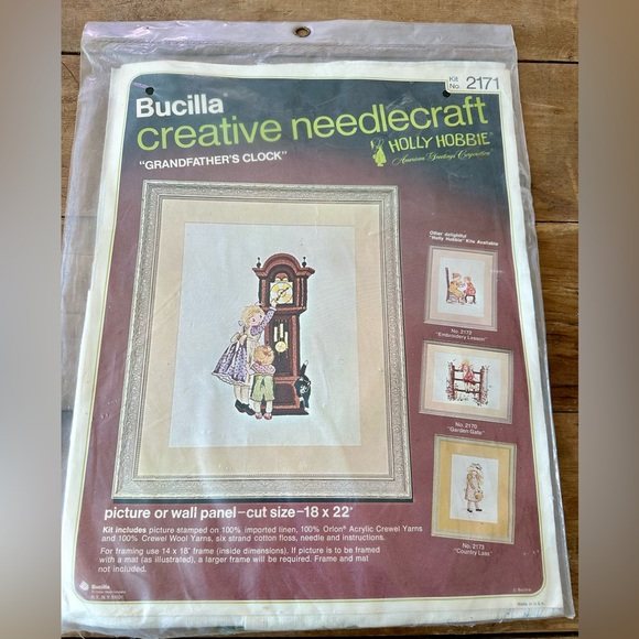 Other - 2 pc lot vintage Hollie Hobbie needlework kits NIP!